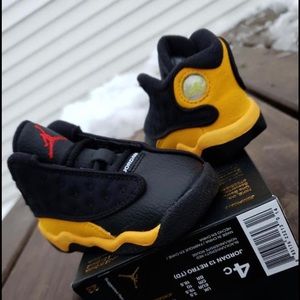 Nike Air Jordan 13 Retro Carmelo Blk/Gold TD 4c